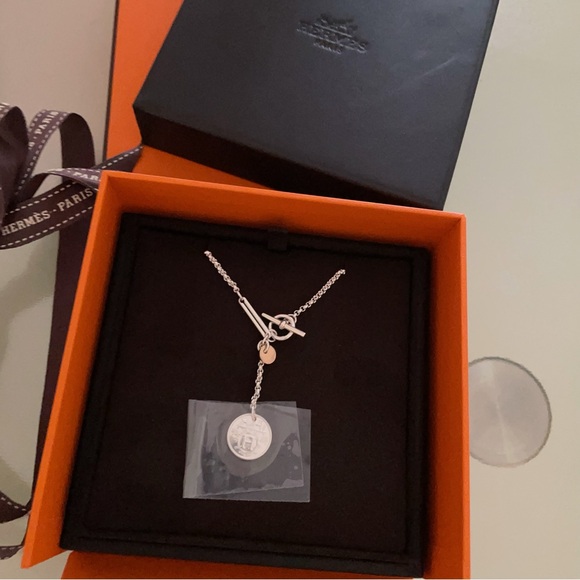 New! Authentic Hermès Ex-Libris pendant, small model - Picture 3 of 8